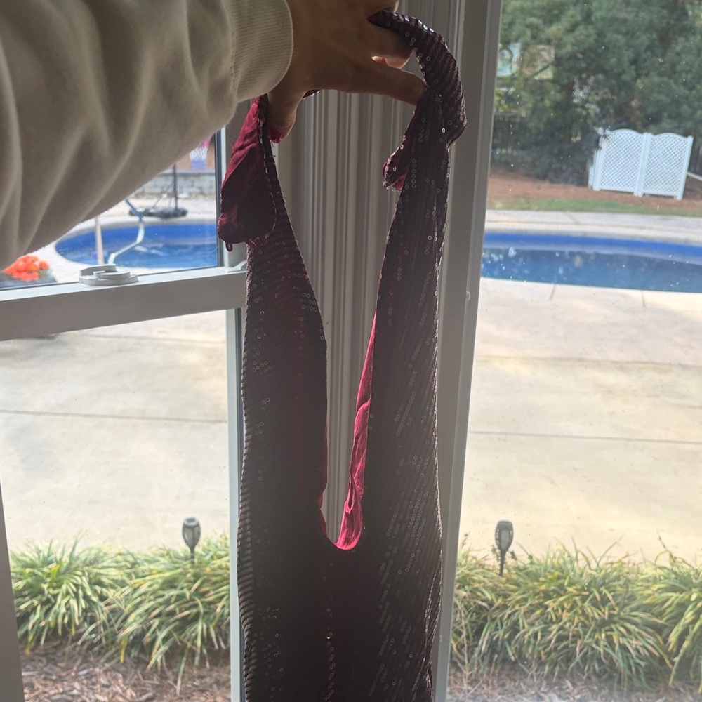 Peppermayo Sequin Dress in Pink and Black